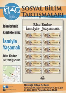istaginfo's tweet photo. Bugün dönemin ilk İSTAG etkinliğinde  konuğumuz Rita Ender ile "İsmiyle Yaşamak" adlı kitabı üzerine konuşacağız 
@iletisimyayin https://t.co/eHGK05v9To