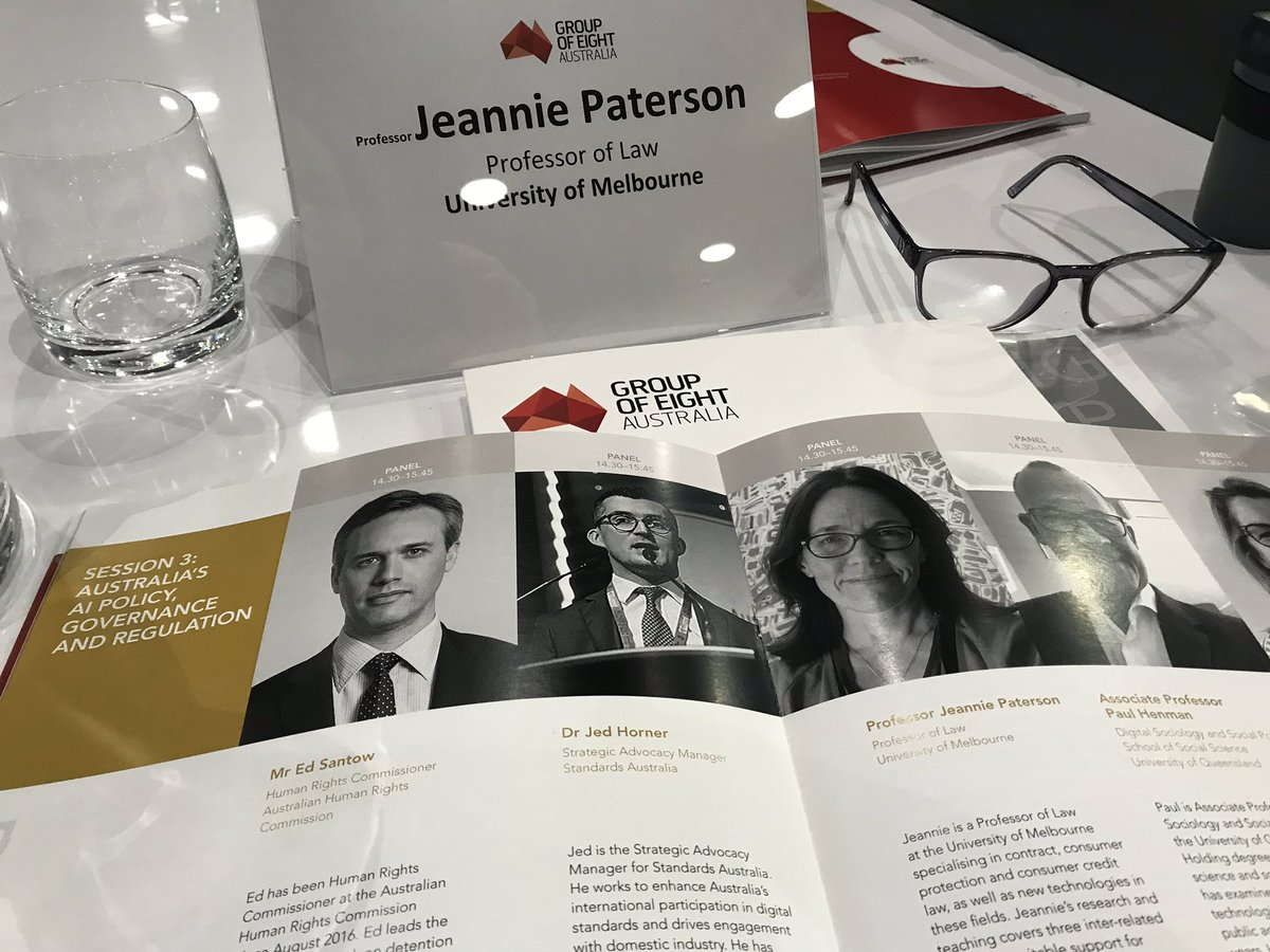 JMPaters's tweet image. Robust conversations about law, regulation and ethics for AI. What role can and do Australian Universities play in their teaching and research? Is the answer human centred and interdisciplinary?
@tmiller_unimelb @Kobotic @julianinoz