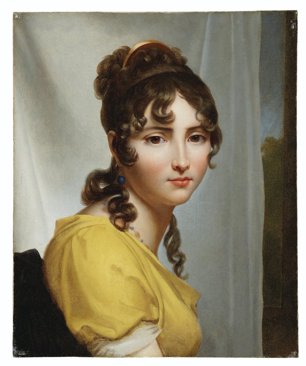 plummie9's tweet photo. Studio of François-Pascal-Simon Gérard ( 1770-1837)
Portrait of a young lady,possibly Hortense Eugénie Cécile Bonaparte (1783-1837), nd.
Private collection @ChristiesInc
#Neoclassism #FrenchArt https://t.co/MiIVRzrEW8