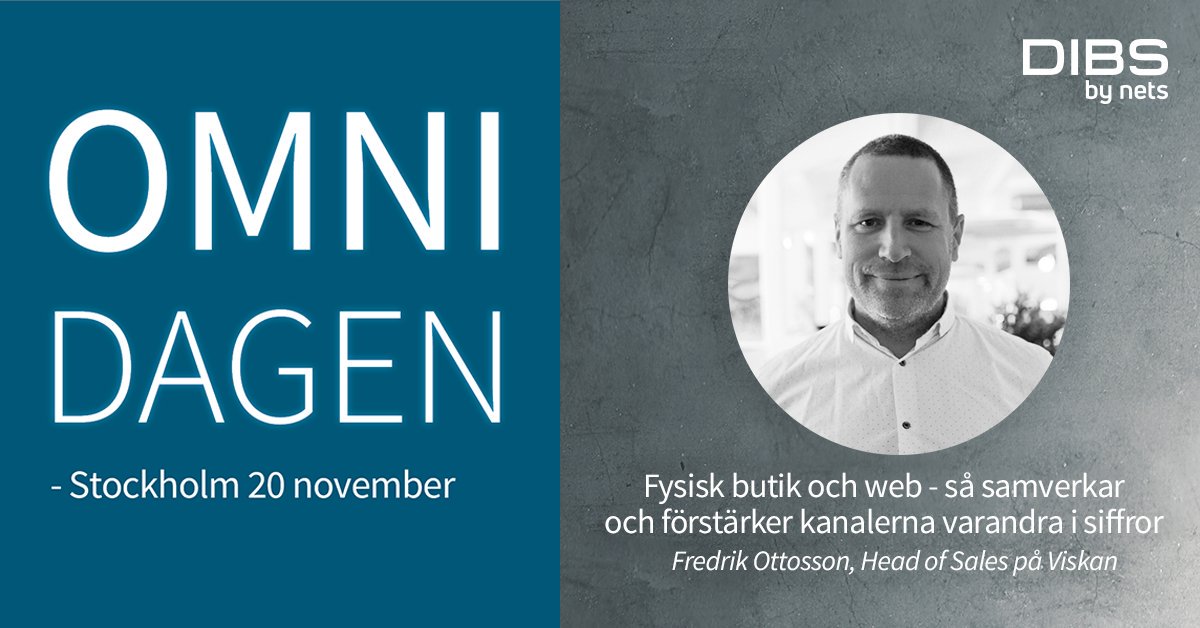 Med nästan 20-års erfarenhet inom retail och #ehandel har <a href="/FredrikViskan/">Fredrik Ottosson</a> jobbat med att hjälpa företag som Kappahl, MQ, Apoteket och Lager 157 att hitta unika helhetslösningar. På Omnidagen visar han hur fysisk butik och web förstärker varandra. Läs mer: hubs.ly/H0lrnsd0