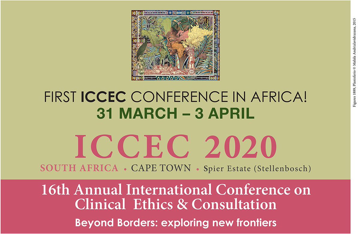 iccec2021's tweet photo. The 16th Annual International Conference on Clinical Ethics &amp; Consultation: SPIER ESTATE, STELLENBOSCH, SOUTH AFRICA, 31 March – 3 April 2020
Theme: Beyond Borders: exploring new frontiers #iccec2020 #clinicalethics
Visit website for more information: https://t.co/rjkTdBma3V https://t.co/KcnSnXQLFs