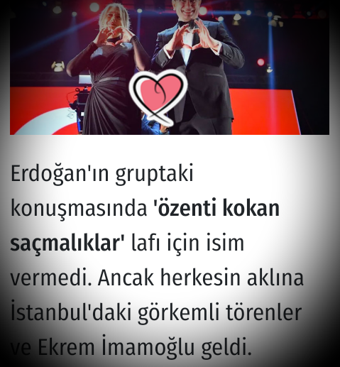 SizKutlamaları sarayda
4duvar arasında
5 bin kişilik seçilmiş
seçkin insanlarla yaptınız
Bizde bayramımızı
işçisiyle köylüsüyle memuruyla, EYT' lisiyle
KHK'lısıyla atama bekleyen
Ögretmeni ilemilyonlarca
ama milyonlarca kişi ile
sokaklardadavulzurna
halaylarlasokaklardakutladık