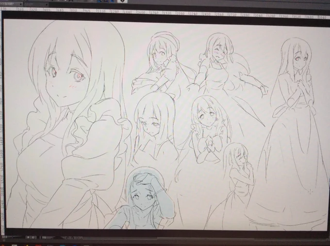 今はこれと練習で手一杯なのでハロウィンは描かないと思う 