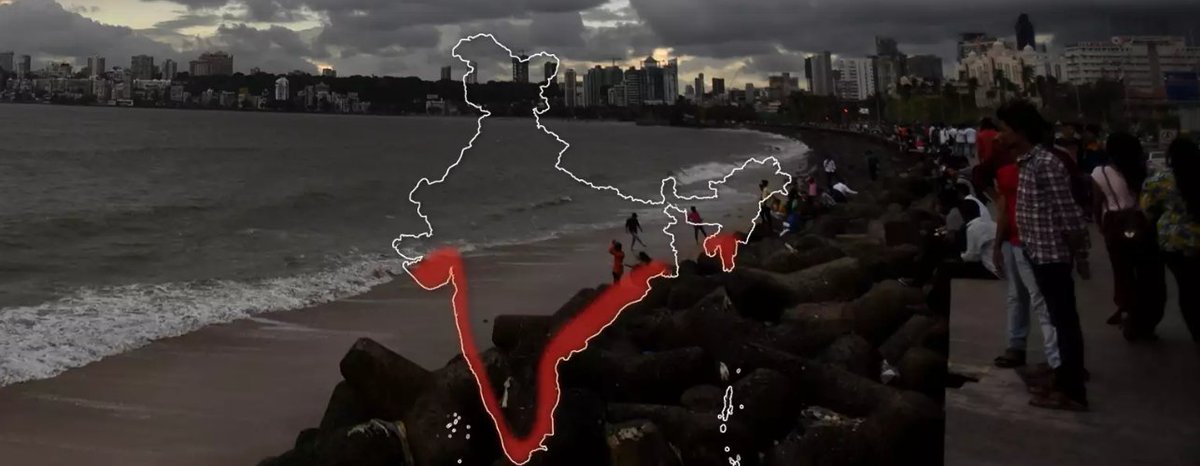 timesofindia's tweet photo. Rising sea may put 36 million Indians at risk by 2050

Mumbai, Kolkata, Chennai, Kochi, Surat and the entire Odisha coast may be at risk from flooding and inundation due to sea level rise by 2050, according to a new study

READ: https://t.co/SfqZlhbvHh https://t.co/wRNJ00aZhw