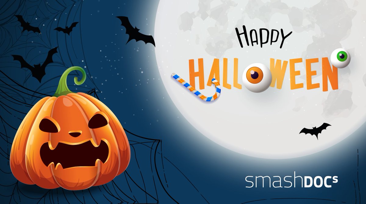 smashdocs's tweet image. #SMASHDOCs team wish you to have a scary good time!