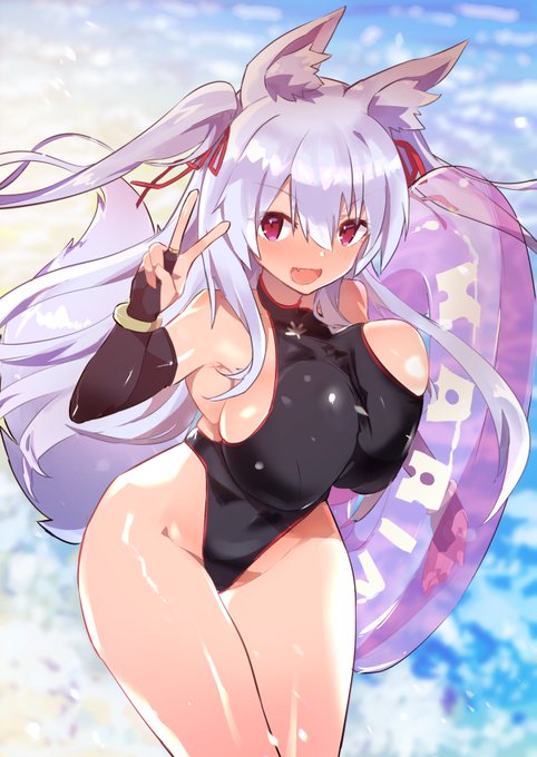 #競泳水着の日
まだあるで……!!
一枚目:caburi先生
二枚目:itaco先生
三枚目:氷室しゅんすけ先生
それぞれ描いていただいた、うちの子です。

※無断転載とか勝手に持ってって使ったりするのはNGですよ
※イラストはコミッションとして制作を依頼したものです 