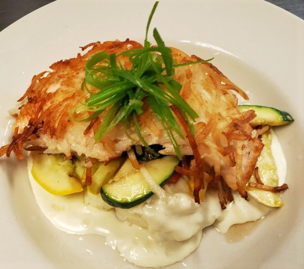 GCBarrelHouse's tweet photo. Looking to get out of the house tonight, well stop by and try our New BH Crusted Salmon Dinner. It's Awesome! https://t.co/zbXDUQGD8J