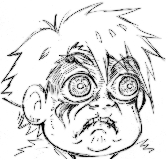 そういえば最近あんまり描いてないね
うちの子の作画崩壊絵 
