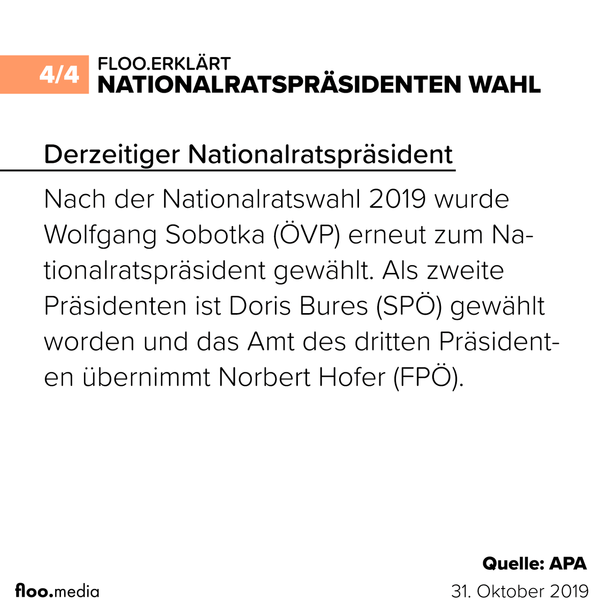 flooMagazin's tweet photo. Nationalratspräsidenten im österreichischen #Nationalrat. 🇦🇹 Neben den #Klubobchefs schlagen die #Parlamentsklubs auch noch einen Kandidaten für den Nationalratspräsidenten vor. Aber was macht ein #Nationalratspräsident eigentlich und warum gibt es gleich drei? 🏛️ #floomedia https://t.co/9kqNSD6pDp