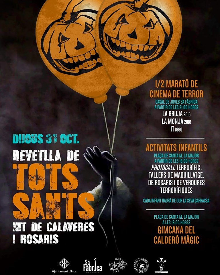 🕸🦇AVUI VESPRE TENS UNA CITA AMB NOSALTRES!!!🦇🕸

T'esperem al <a href="/CasalJovesInca/">CasalJovesInca</a> a les 21 h. per gaudir d'una 1/2 marató de pel·lícules de PORRRRRR!!!!😱😱😱😱😱😱

👻T'ATRAVEIXES????🤨