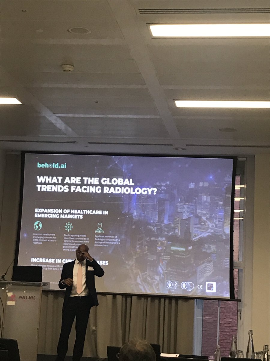 CXtechEvent's tweet image. Now hearing from Ruben Rasalingham, Chief Operating Officer, behold.ai, speaking about Current active Radiology AI implementation in the UK
#AI #ML #ArtificialIntelligence #intoAI #Machinelearning #Deeplearning #Datascience #ComputerVision #Robotics