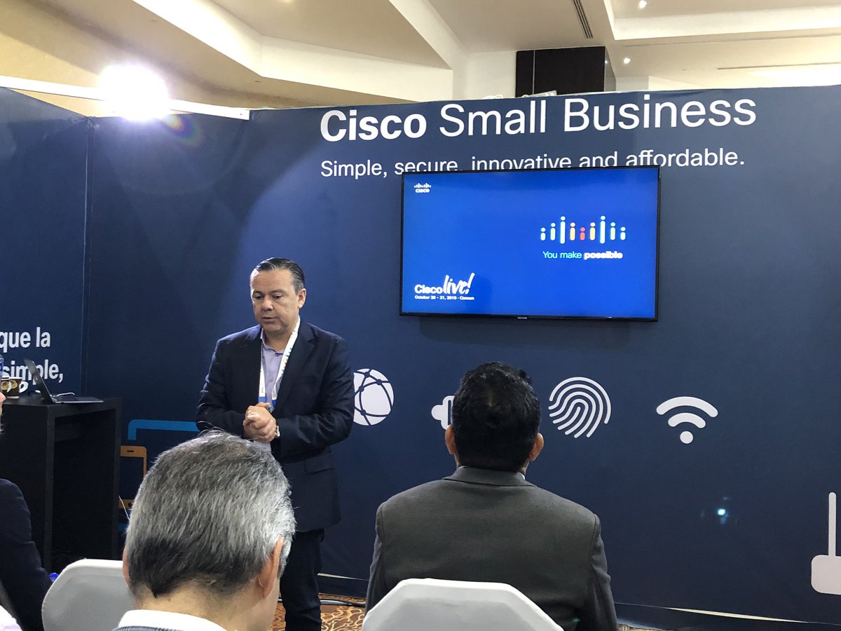 carlosncano1's tweet photo. SMB session with @ctorales and @pasuarez to our latam analysts # #ciscolivela #cscape19 https://t.co/ILqlh102Ur