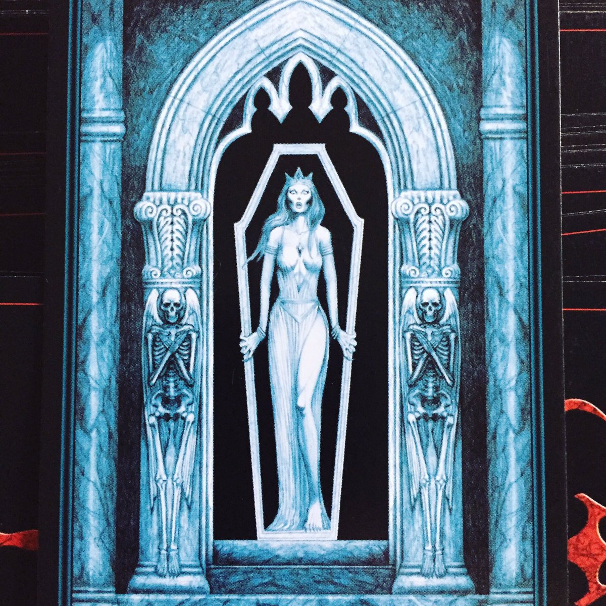 Tarotonics's tweet photo. COTD: The Empress from the Gothic Tarot by Joseph Vargo in honor of Halloween. Interesting considering yesterday’s card was the Emperor.

This is the day for planting seeds and tending to the soil, metaphorically speaking that is... for full description https://t.co/HsMJkKhwHK https://t.co/ArBricKcGo
