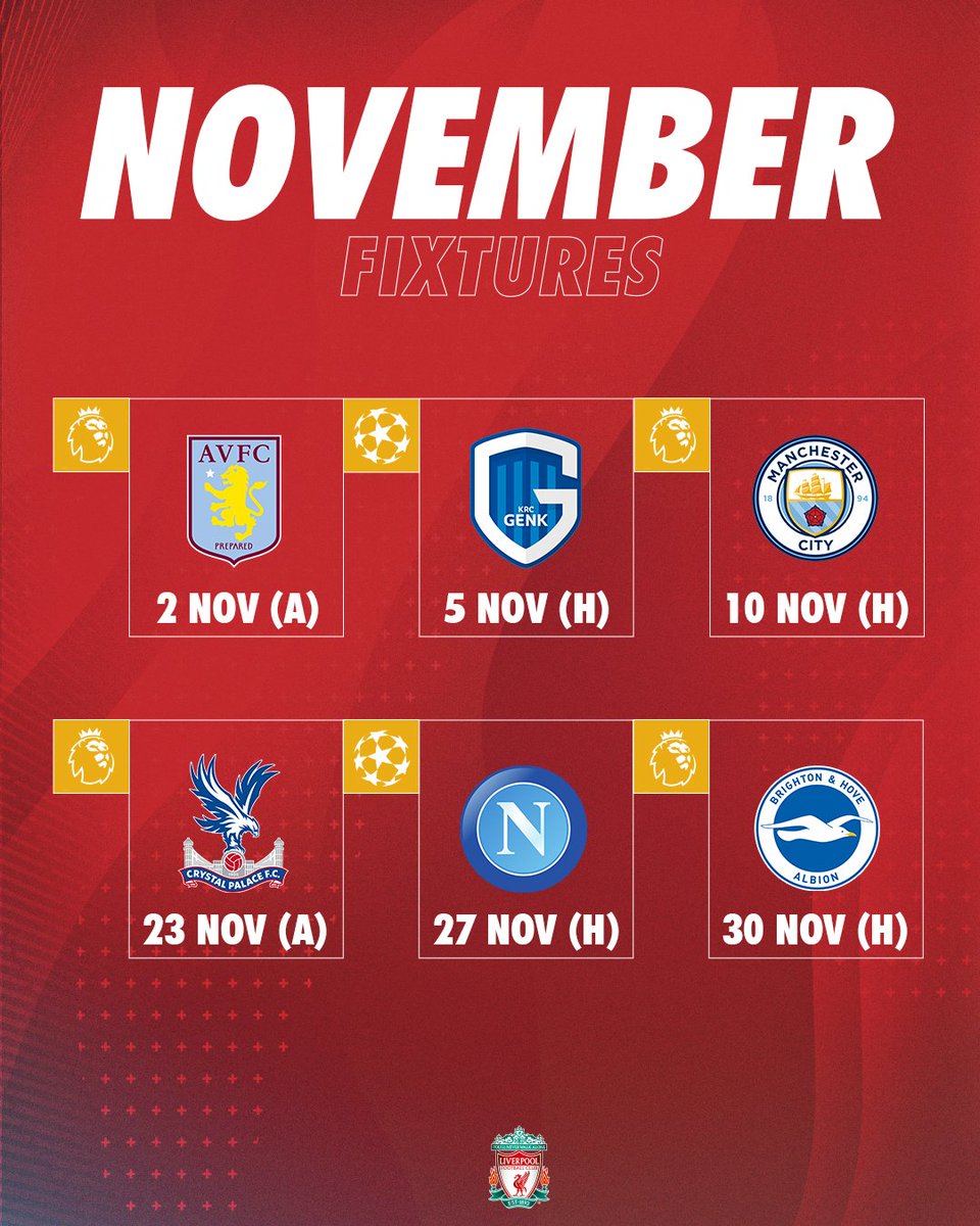 LFC's tweet photo. Another BIG month ahead 💪

Bring it on 👊 https://t.co/ACBdLlRQEu