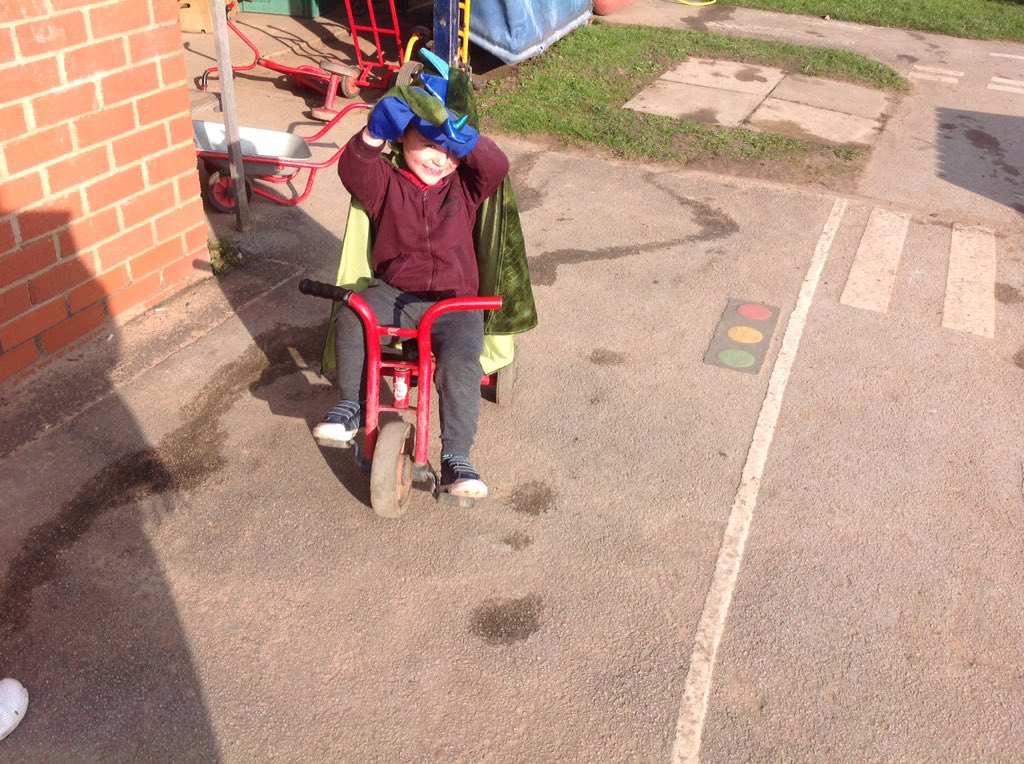 "I am a Dragon 🐉 as mean as can be and I like Witch and chips for my tea!" We love retelling stories 📚