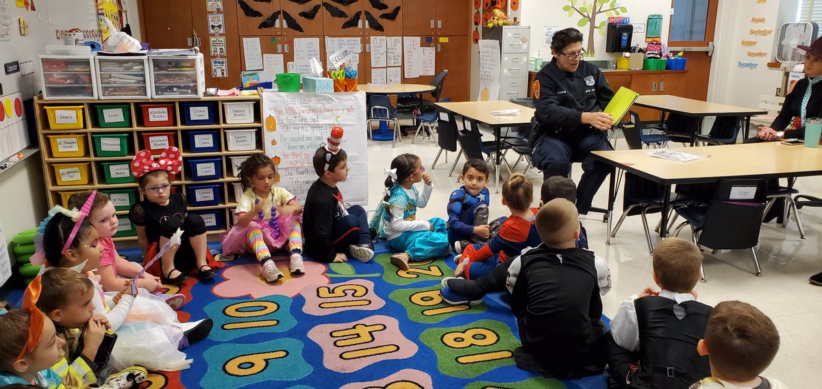 Even our School Resource Officer, Officer Osias got in on the #BOOKCHARACTERDAY fun!