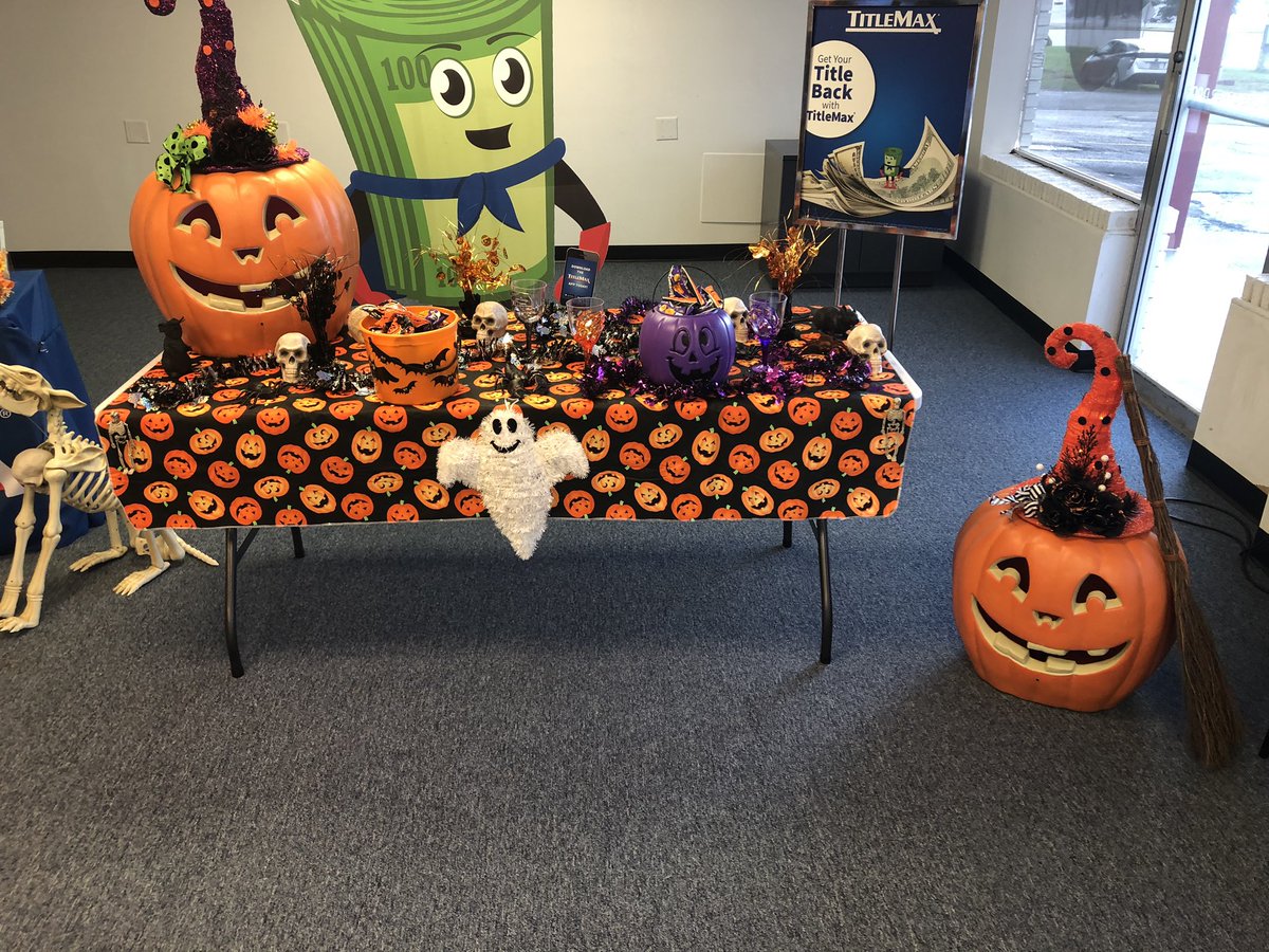 TM-Macon4 is pumped up for Halloween with over 85 people committed to come by for trunk or treat!! #rockstars