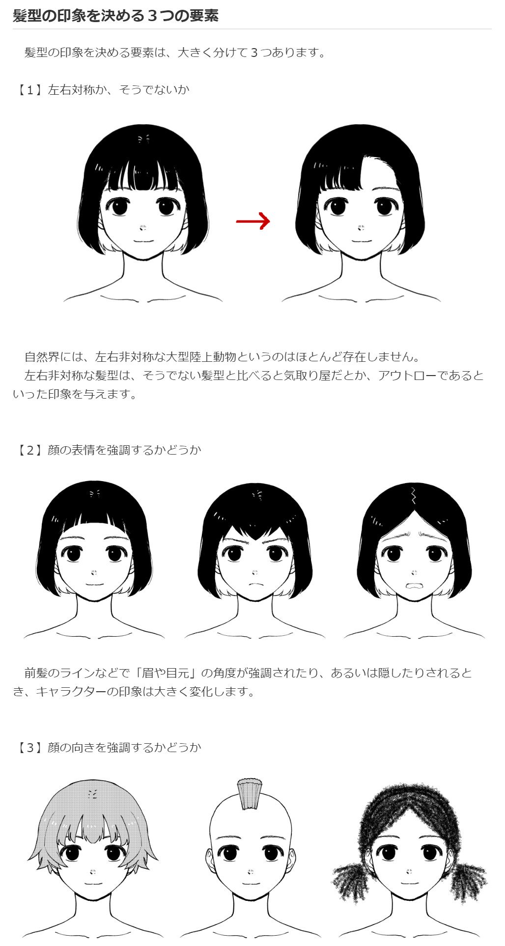 توییتر ナカシマ723 در توییتر 漫画キャラの髪型デザインについてtipsを書きました 左右対称なほうがイイモンっぽい モヒカンとツインテールの意味は同じ などの話をしています T Co Zpa5djsngr Clipstudio T Co Qysw9mza0a