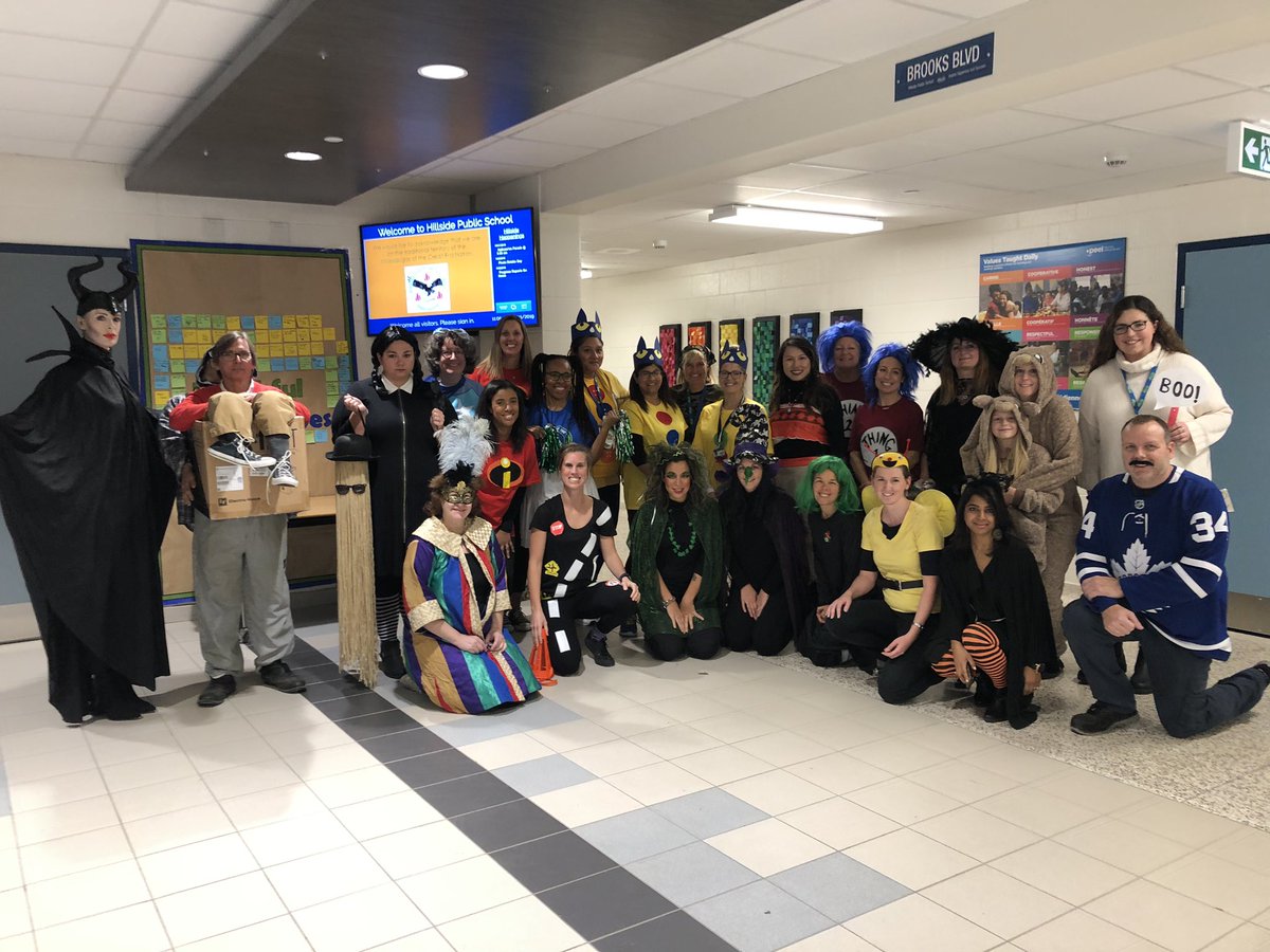Hillside Staff showing spirit! #hillsideinspires