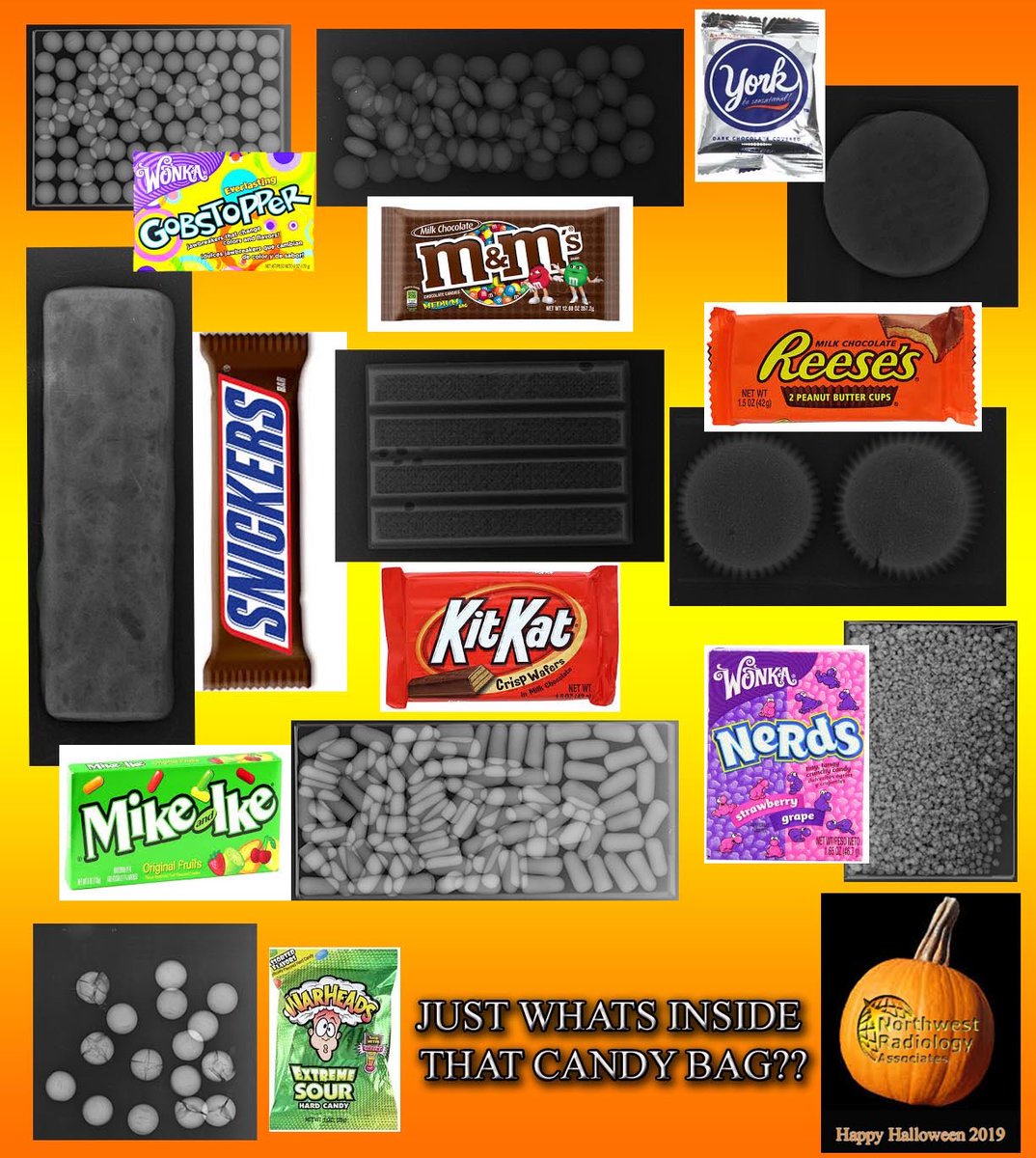 Happy Halloween #halloween2019 #candy #radiology
#xray