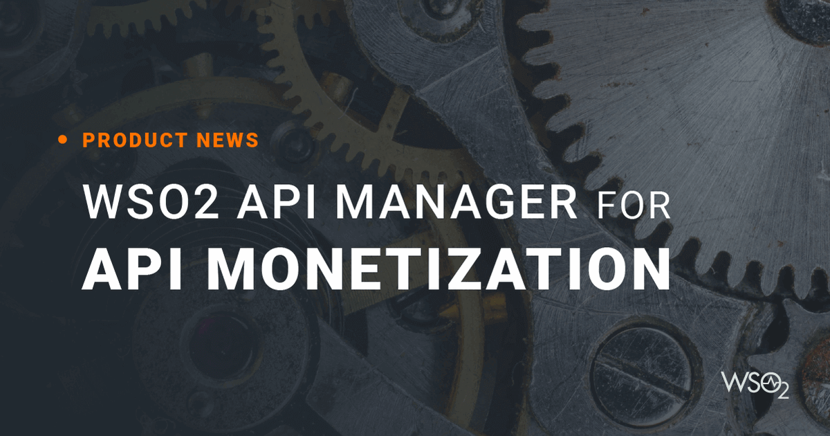 wso2's tweet image. Have you checked out the new #WSO2 API Manager yet? It makes it easier for you to monetize your #APIs and create #APIproducts. 
Read @nuwandias&apos;s blog for more details ➡️ bit.ly/2ovYo7q
#APImonetization #opensource #OSS