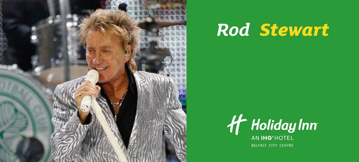 As one of the best selling artists in history, Rod Stewart will no doubt put on a show not to be missed Monday 2nd December.

In high demand, book Holiday Inn City Centre now to avoid disappointment👉bit.ly/2GOCiSU