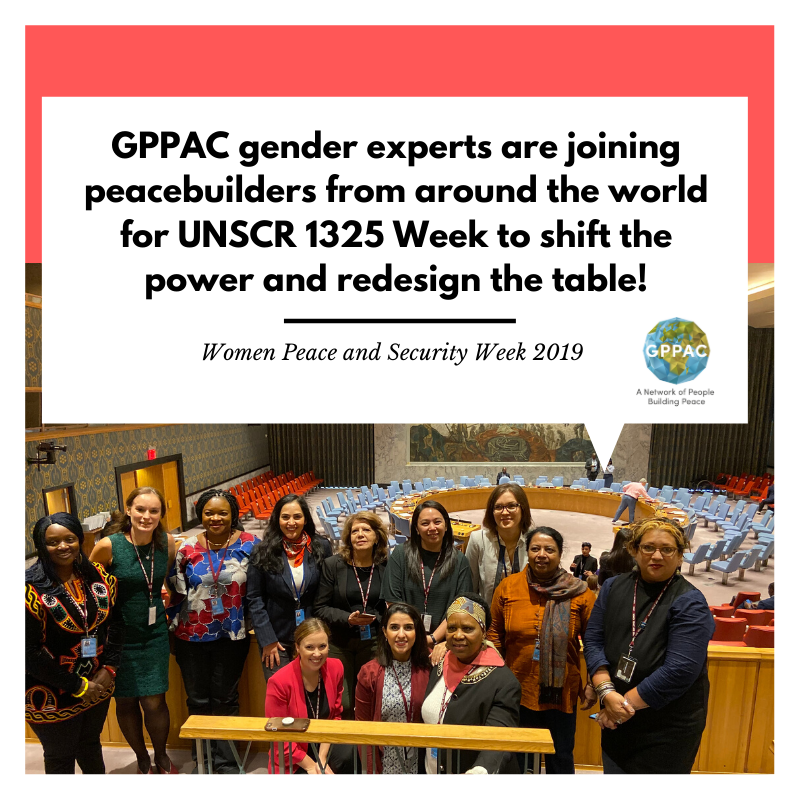 At @GPPAC, we have seen years of #conflictprevention that fail to address #powerdynamics and therefore #sustainviolence. Our gender experts are joining #peacebuilders from around the world for #UNSCR1325 Week to #shiftingthepower and #redesignthetable