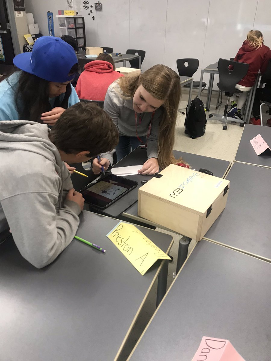 WaltersPAPBio's tweet photo. Breakout boxes on Halloween! PAP Bio trying to escape spooky season. @MHS9th https://t.co/Usfz2KufiQ
