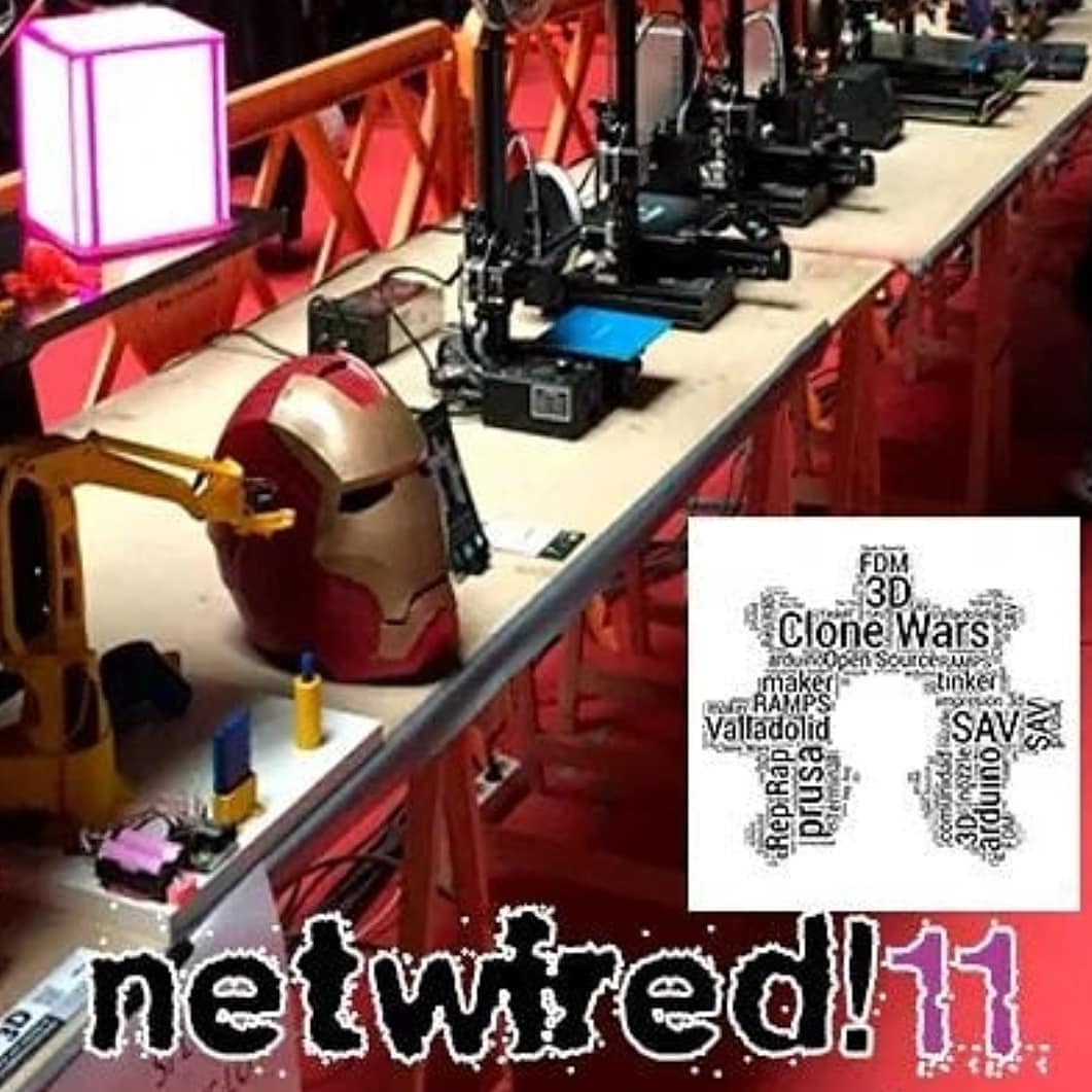 CloneWarsVLL's tweet image. Ya estamos dandolo todo en la @netwiredlanparty pasaros a disfrutar del rinconcito de impresión 3d
