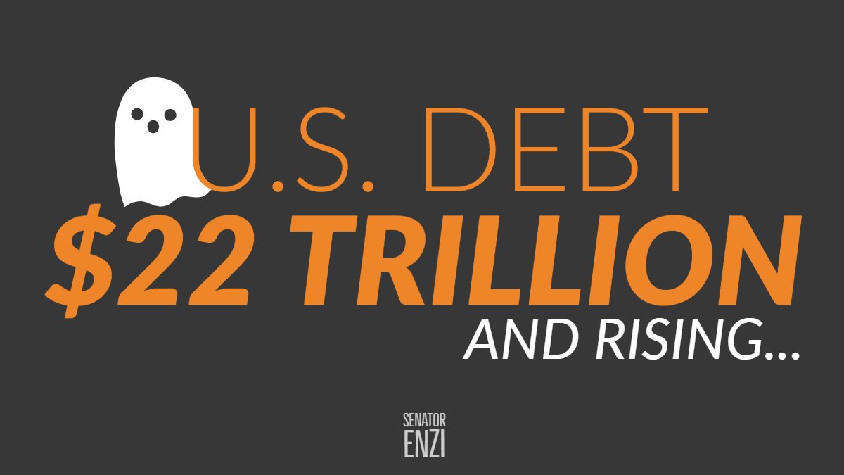 SenatorEnzi's tweet photo. BOO! Need a real scare? Beware of our nation’s out-of-control spending. It’s time to fix our #brokenbudget https://t.co/GJRu8xFZJF