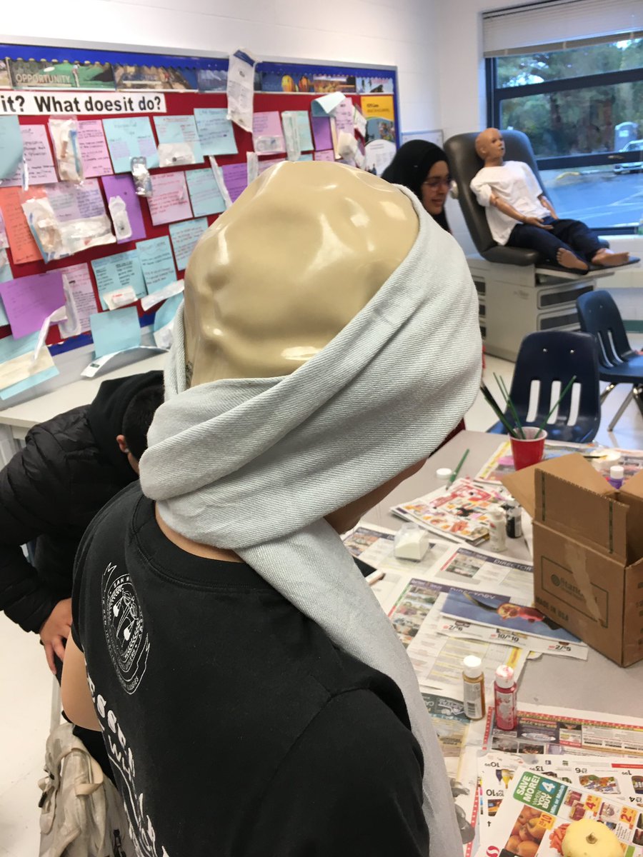 Medical Assisting students dress as a disease for Halloween