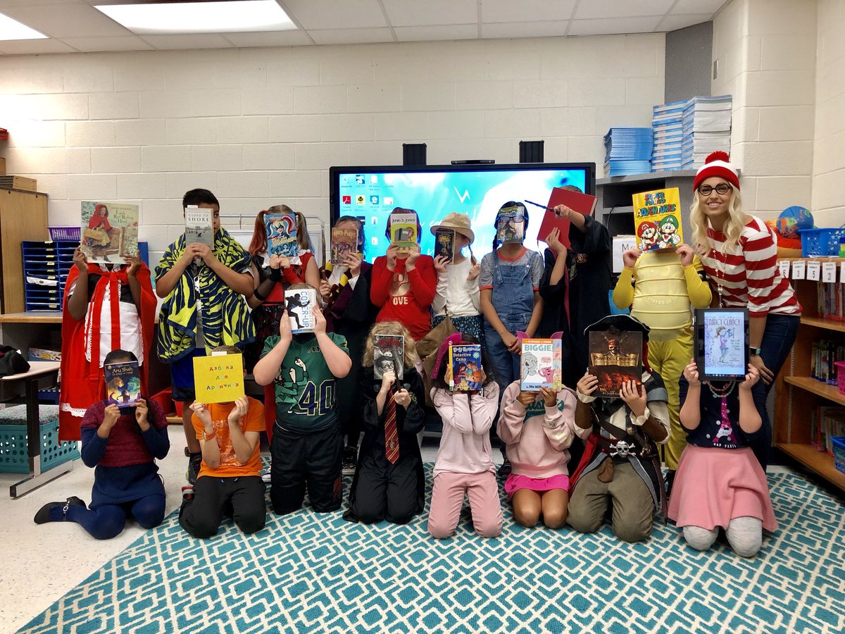 Book Character Day was a hit in room 32! Students got to share their books to the class this morning. Love promoting the love of reading! <a href="/BSTElementary/">Belmont Station</a>