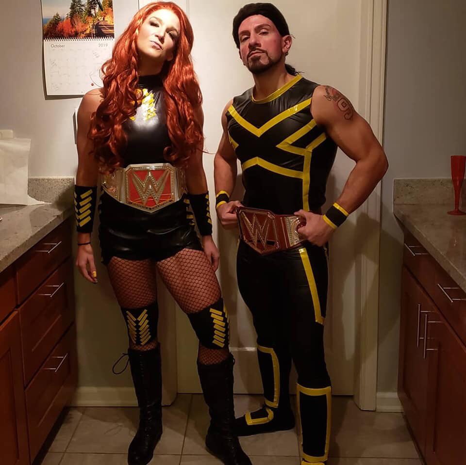 Juan Rodriguez (@juanmorebite) on Twitter photo From the power couple of wrestling to the power couple of competitive eating #FightMe #HappyHalloween 🎃💪🏽 #ComingInHot 🔥🔥🔥🔥 <a href="/BeckyLynchWWE/">Rebecca Quin</a> <a href="/WWERollins/">Seth Rollins</a> <a href="/WWE/">WWE</a> #JMBAB #THEMAN #burnitdown From the power couple of wrestling to the power couple of competitive eating #FightMe #HappyHalloween 🎃💪🏽 #ComingInHot 🔥🔥🔥🔥 <a href="/BeckyLynchWWE/">Rebecca Quin</a> <a href="/WWERollins/">Seth Rollins</a> <a href="/WWE/">WWE</a> #JMBAB #THEMAN #burnitdown
