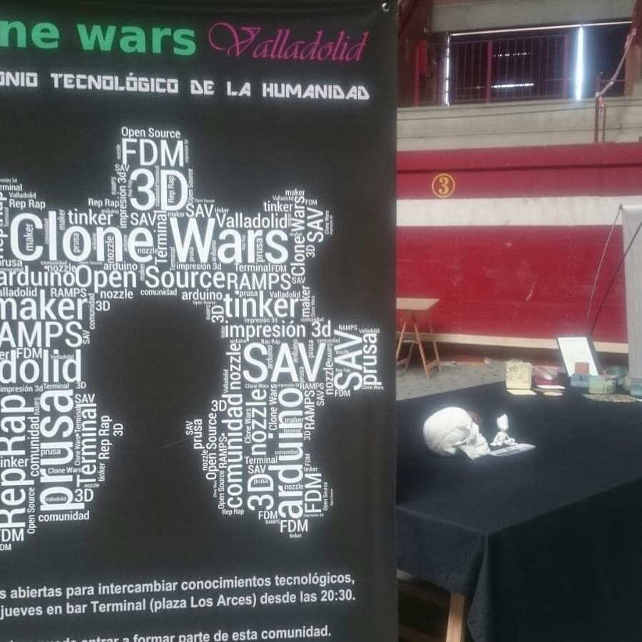 CloneWarsVLL's tweet image. Ya estamos dandolo todo en la @netwiredlanparty pasaros a disfrutar del rinconcito de impresión 3d