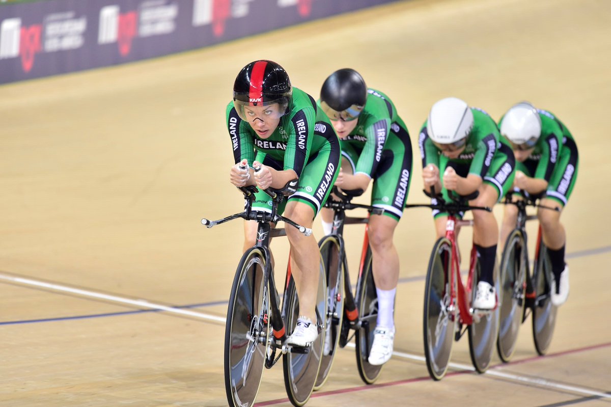 CyclingIreland's tweet photo. Record breakers โคต๏ธ๐ฅ
54,260kph over 4 kilometresโฆ that's a new Irish Record in the Women's Team Pursuit set this afternoon at the Minsk Track World Cup
#TeamIreland #20x20 #CantSeeCantBe #IrishRecord https://t.co/HihaNnZuAM