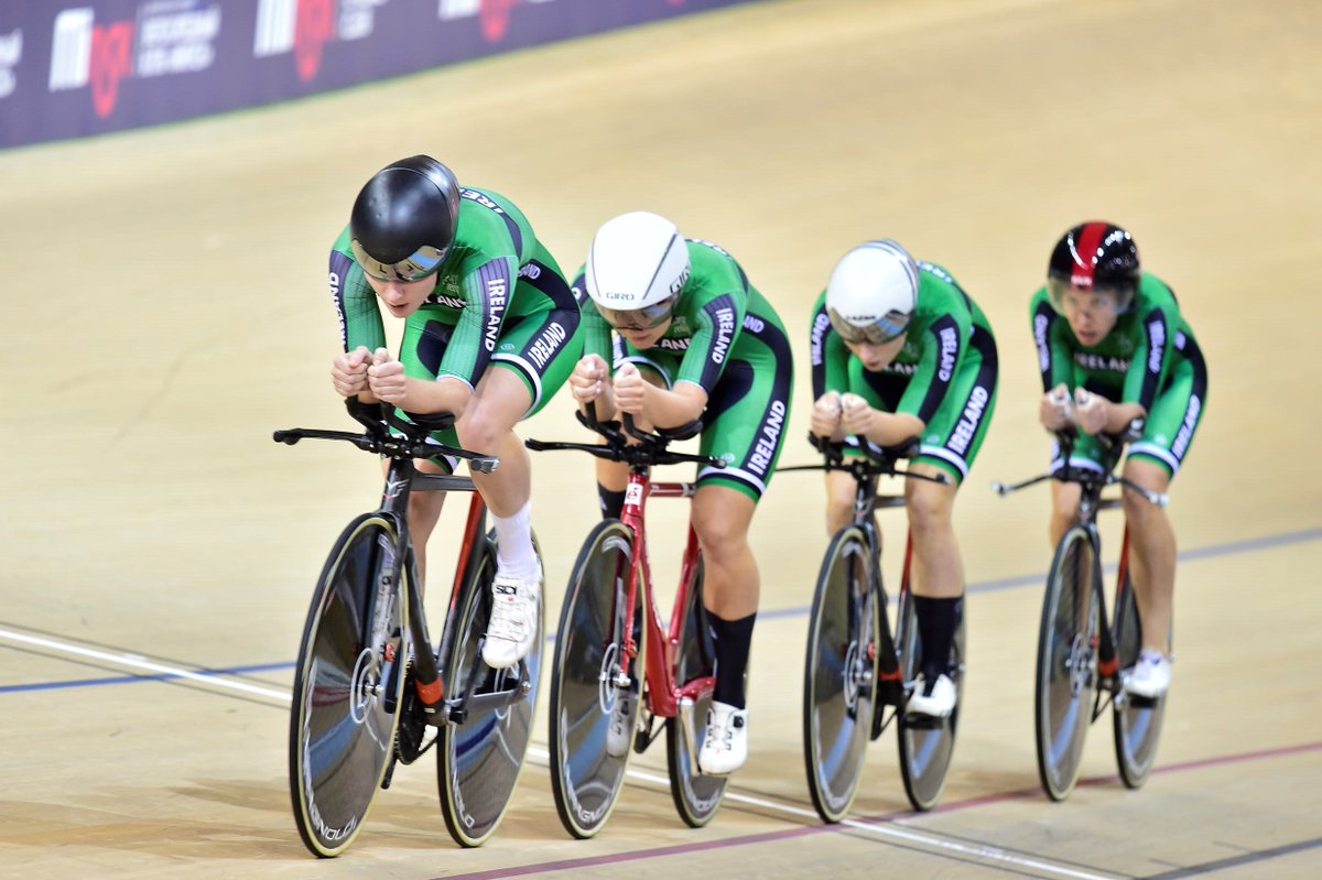 CyclingIreland's tweet photo. Record breakers โคต๏ธ๐ฅ
54,260kph over 4 kilometresโฆ that's a new Irish Record in the Women's Team Pursuit set this afternoon at the Minsk Track World Cup
#TeamIreland #20x20 #CantSeeCantBe #IrishRecord https://t.co/HihaNnZuAM