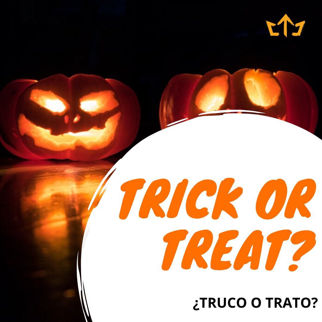 Do you have any plans for tonight? 🎃 👻 ¿Algún plan para esta noche? 

#halloween #trickortreat #trucootrato