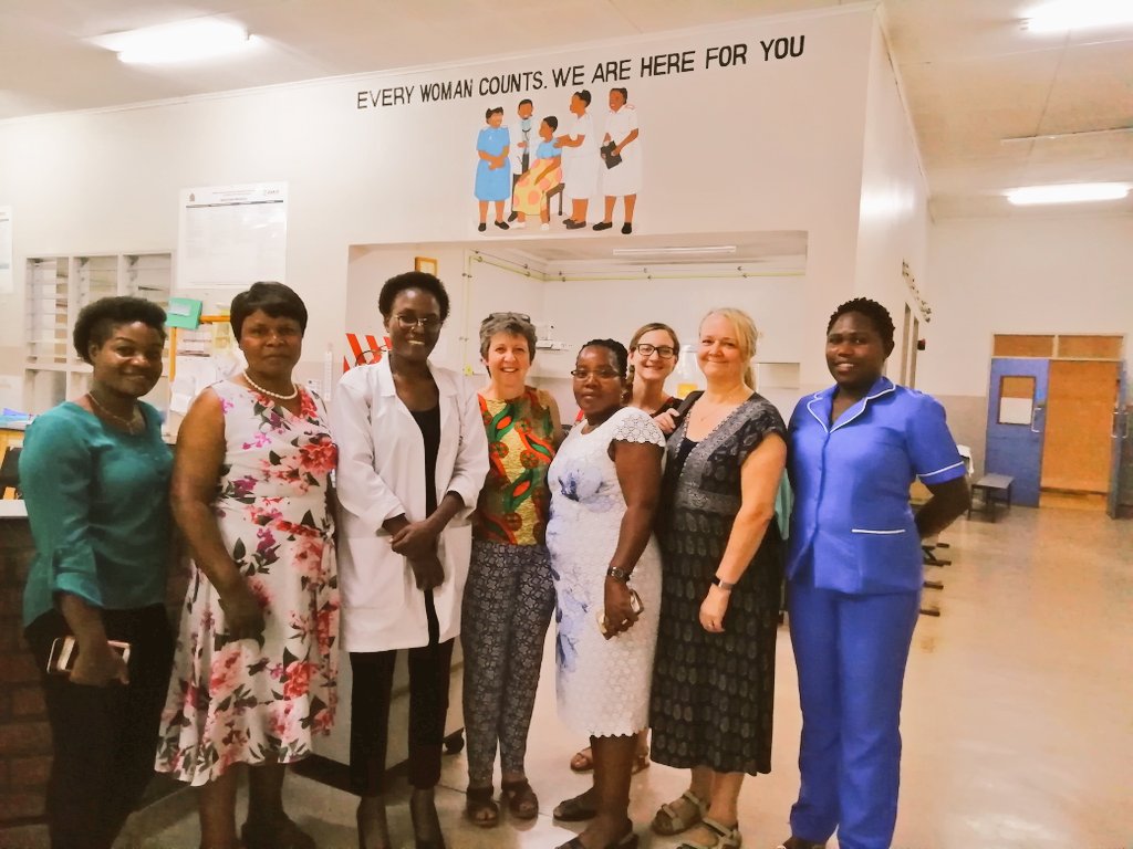 @LamrnStillbirth visiting the maternity wing of Ethel Mutharika Hospital with the Head of Department. This hospital is one of the possible sites for new research on #respectfulmaternitycare @DameTina1 @smyth_rmd @ActisValentina