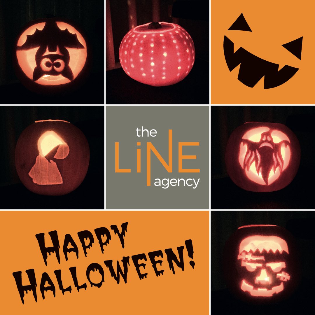 Happy Halloween from The Line!

The team had a lot of fun carving pumpkins yesterday. Which is your favourite?

#branding #packaging #design #creative #happyhalloween #halloween #pumpkins #artwork #packagingdesign #norwich #norfolk #designagency