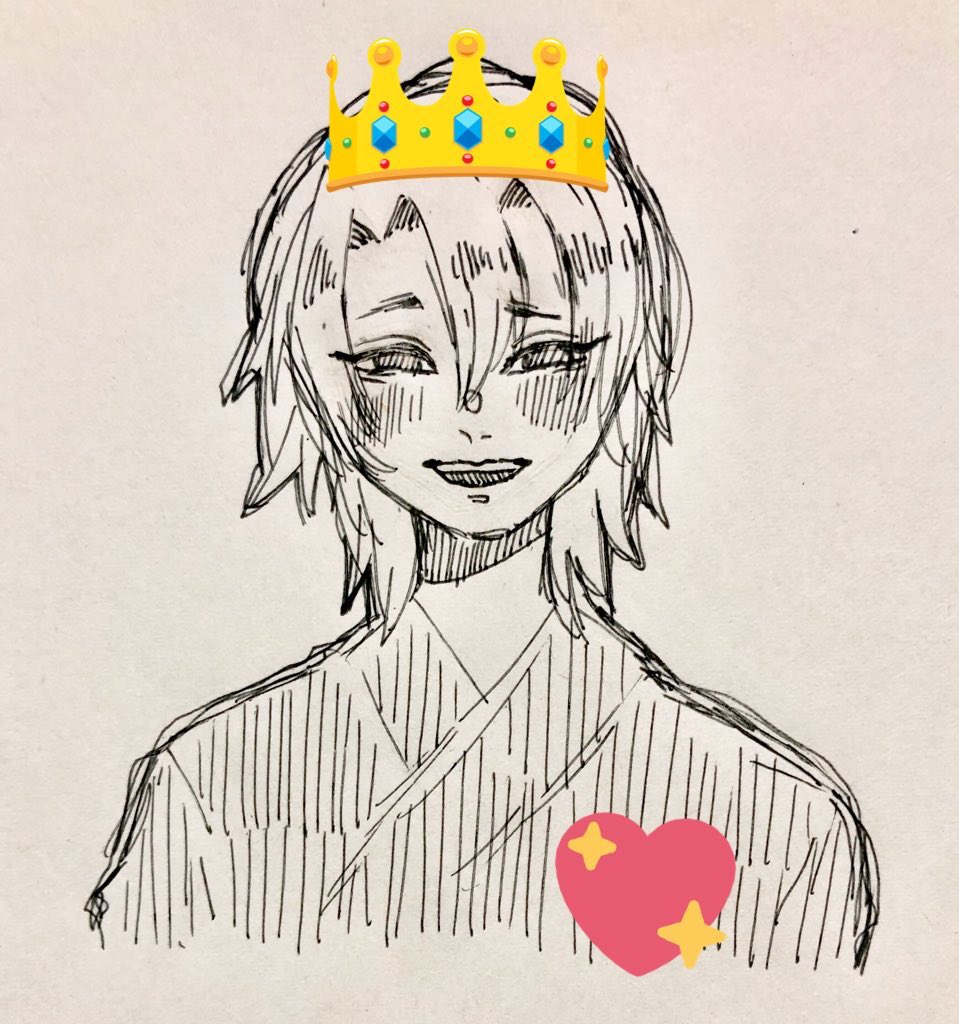 宇髄さんお誕生日おめでとうございます～🎊
めちゃめちゃ雑で申し訳ないけど😵