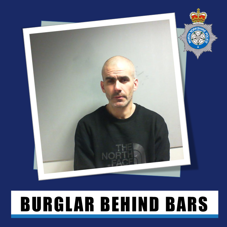 Another burglar behind bars...

This one targeted a 93 year-old man but was foiled when he left a glove behind containing his DNA. Find out how we brought Michael Andrew Hester to justice here: northyorkshire.police.uk/qvqujhom

#TeamNYP #BurglarsBehindBars