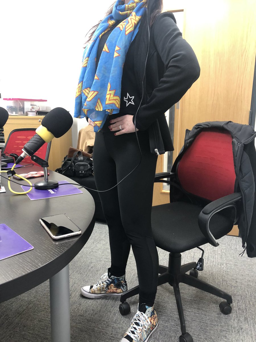 Laura Lawrence π (@lauraclawrence) on Twitter photo <a href="/wibradiolive/">wibradiolive</a> <a href="/SianAMurphy/">Sian Murphy</a> talks about the Wonder Woman pose to give confidence/power and rid yourself of anxiety - as demonstrated by Laura @justdothedo <a href="/wibradiolive/">wibradiolive</a> <a href="/SianAMurphy/">Sian Murphy</a> talks about the Wonder Woman pose to give confidence/power and rid yourself of anxiety - as demonstrated by Laura @justdothedo