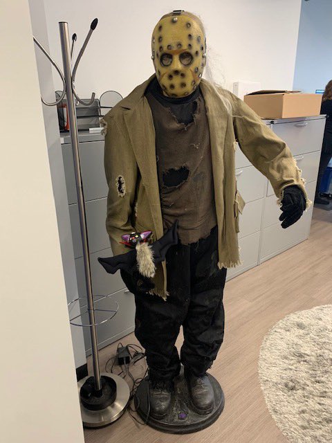 BatholomewBDT's tweet photo. HAPPY HALLOWEEN!!! Bat will be back next year—just like Jason, #batdoesthat #happyhalloween #halloween #jason #october #bats #ilovebats #batdoesjason #batober #todaystheday https://t.co/iKxuEO4xdH