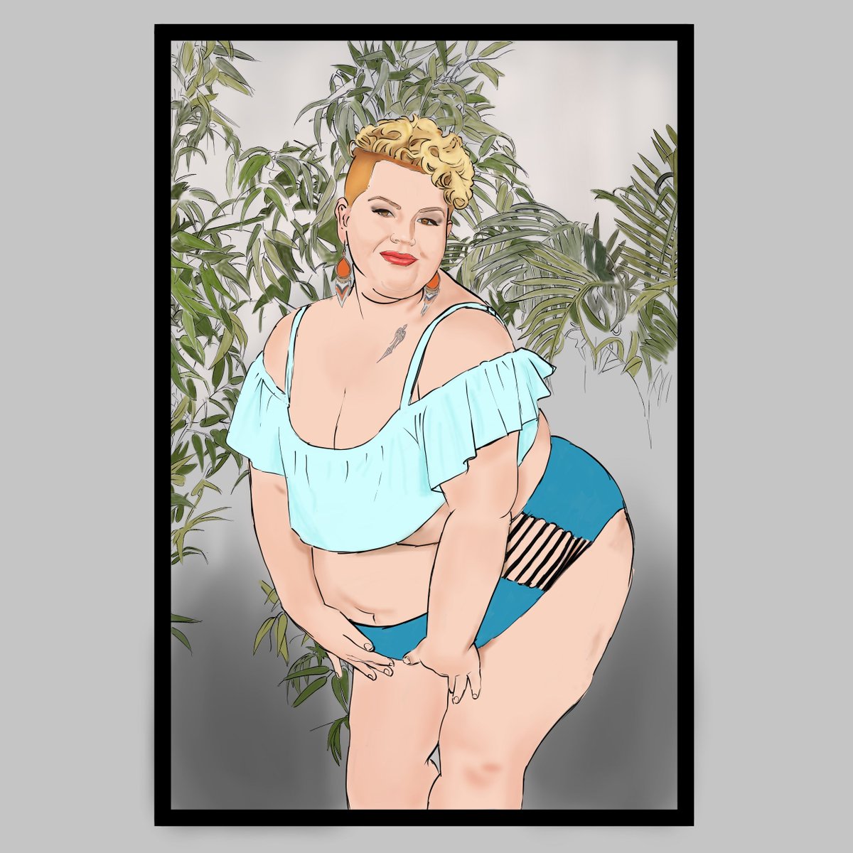 NsfwBbw's tweet photo. Another amazing BBW... I love Velma Voodoo's work and feel she should get more love. #Velmavoodoo #art #bbwart #nsfw #sexy #digitalart https://t.co/NKxkvyGuVP
