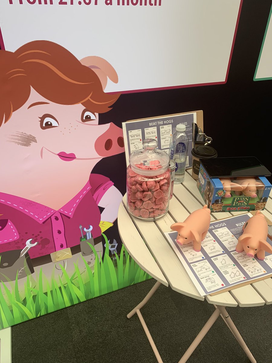 Make sure you head to stand 14 to meet platinum sponsors <a href="/GUARDHOG/">porcine provocateur</a> and discuss all of your insurance needs. Oh, and there’s Percy pigs 🐷 #HOST2019