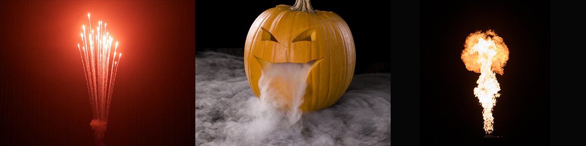 It's Halloween!  We've got #flames, #pyro and #smoke effects to add the right mood to your #events #HappyHalloween