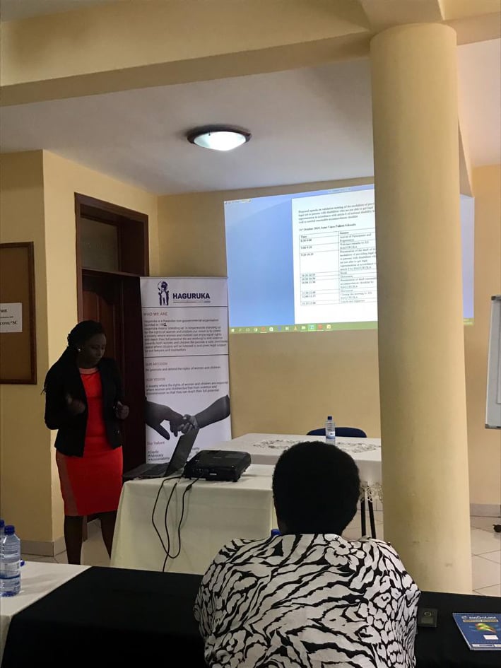 haguruka_ngo's tweet image. Happening now: #ValidationWorkshop

Haguruka is presenting the Modalities of Providing Legal Aid to the needy Disabled Persons as well as Needed Reasonable Accommodation Checklist. @ProfemmesTH @LegalAid_Rwanda @RwandaGender @infohaguruka
