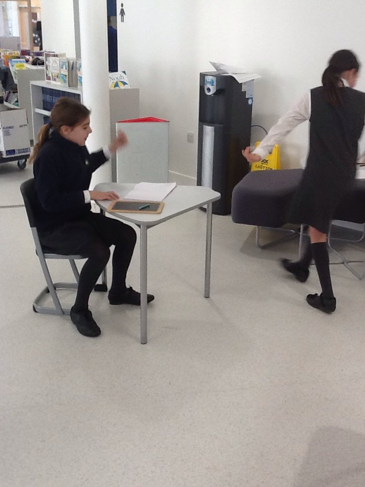 P6Calderwood's tweet photo. We are getting used to our #DIYclassroom in Primary 6. Bonus activities today included researching Victorian recipes, writing a play set in a Victorian school and filming it, and creating a piece of artwork set in a Victorian school. https://t.co/VY3Q5cpN6I