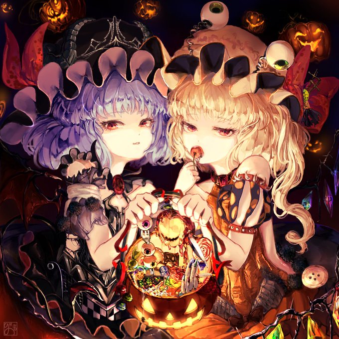 東方ハロウィンのtwitterイラスト検索結果 古い順