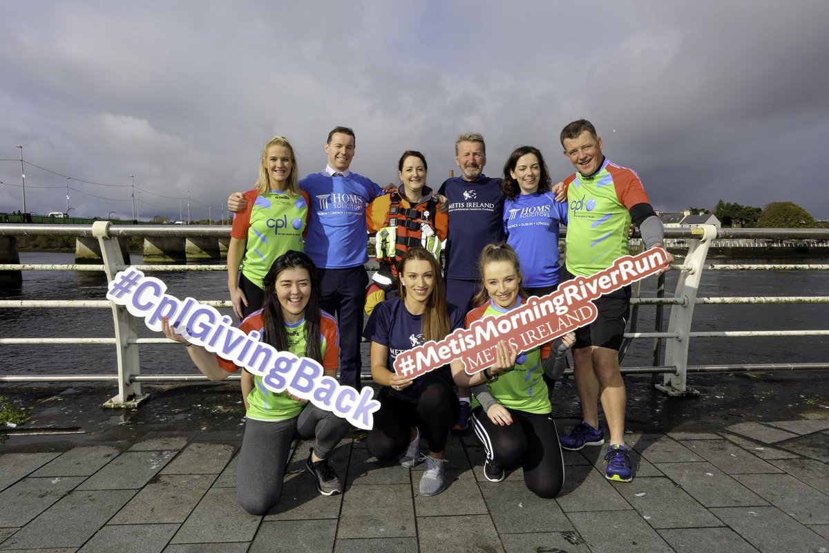CplResources's tweet photo. Tomorrow morning our Limerick branch will take part in the @MetisIreland River Run to aid of @Limericksuicid2. Click here to donate or register for the event: https://t.co/m3m3yWlvae
#MetisMorningRiverRun #CplGivingBack https://t.co/k4E02CsKWf